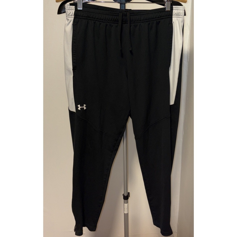 Under Armour‎ Black Jogger, Size Large, Black, Heat Gear